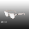 Ray-Ban Skyler (Gen 1) Глянцевый Мелово-Серый с Прозрачно-Сапфировыми линзами
